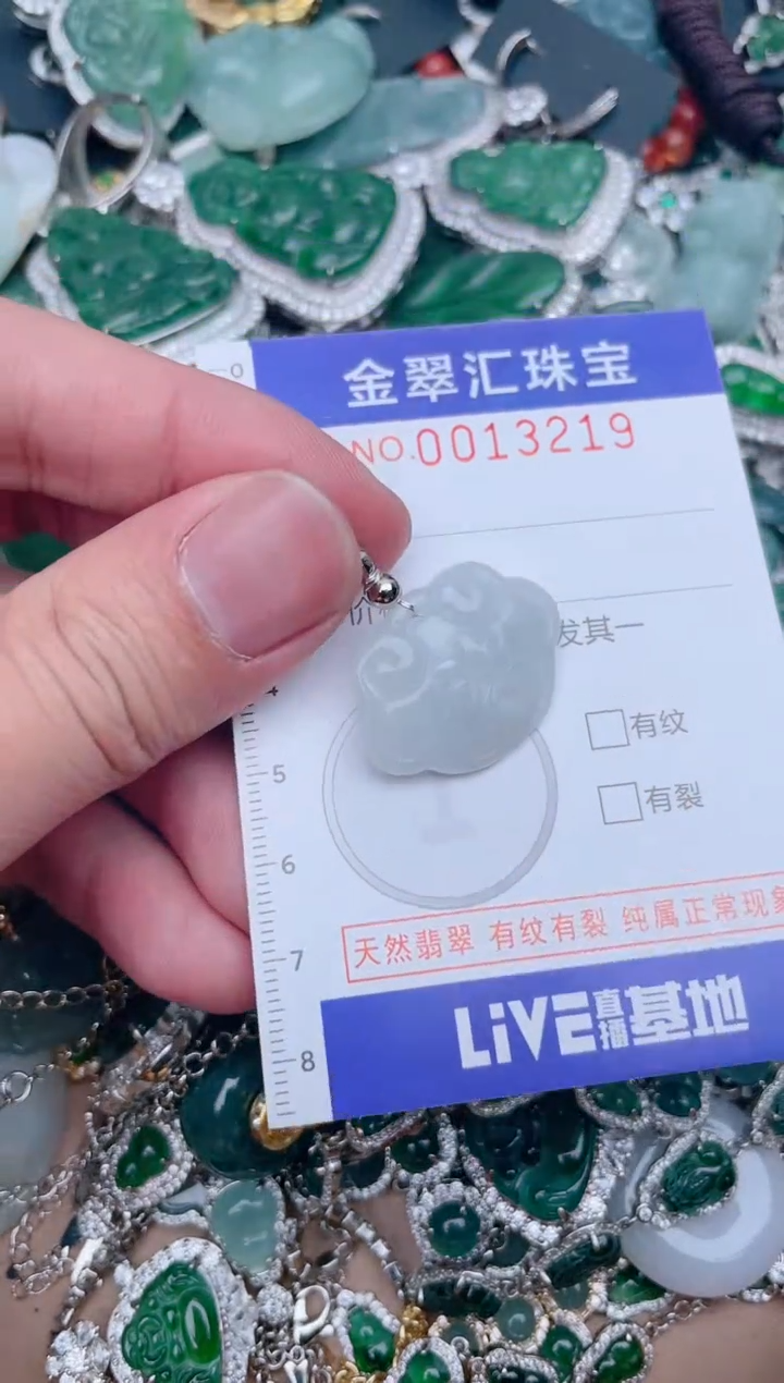 【闪购商品】翡翠颈饰未镶嵌13219....