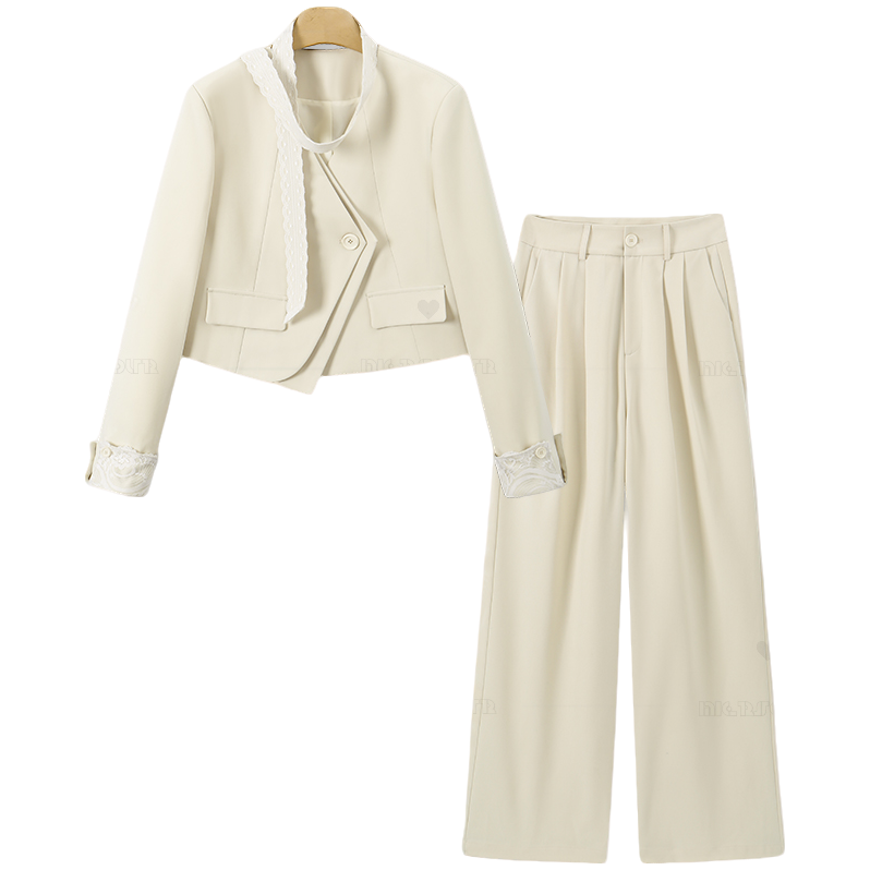 2025新款【四季青小封家轻奢】新款静奢气质短外套套装59108