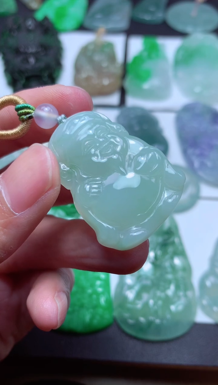 翡翠未镶嵌颈饰天然翡翠