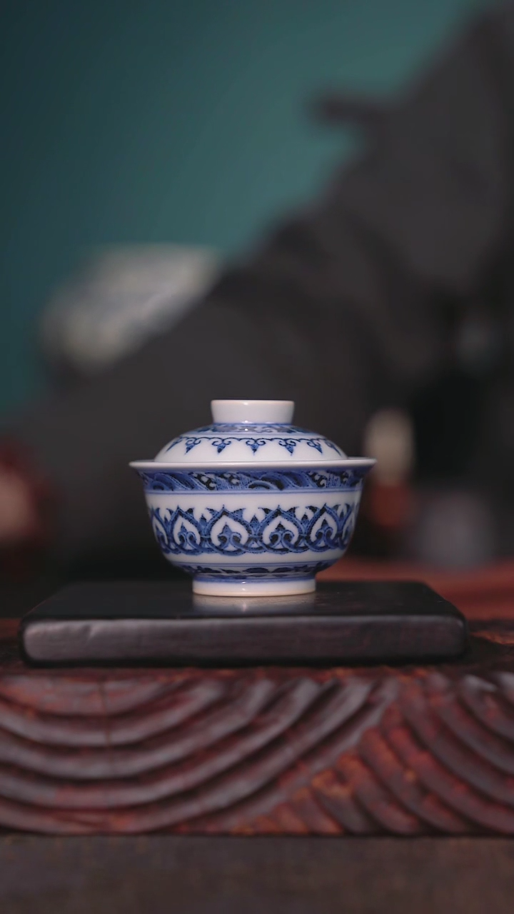 【闪购商品】且斋慕明小盖碗真好