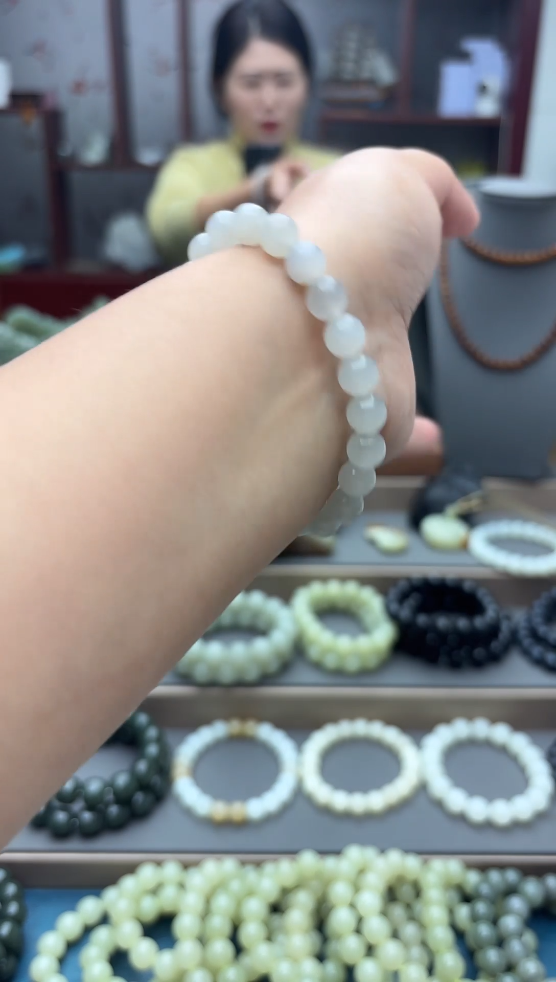 未镶嵌手链和田玉纯天然和田玉