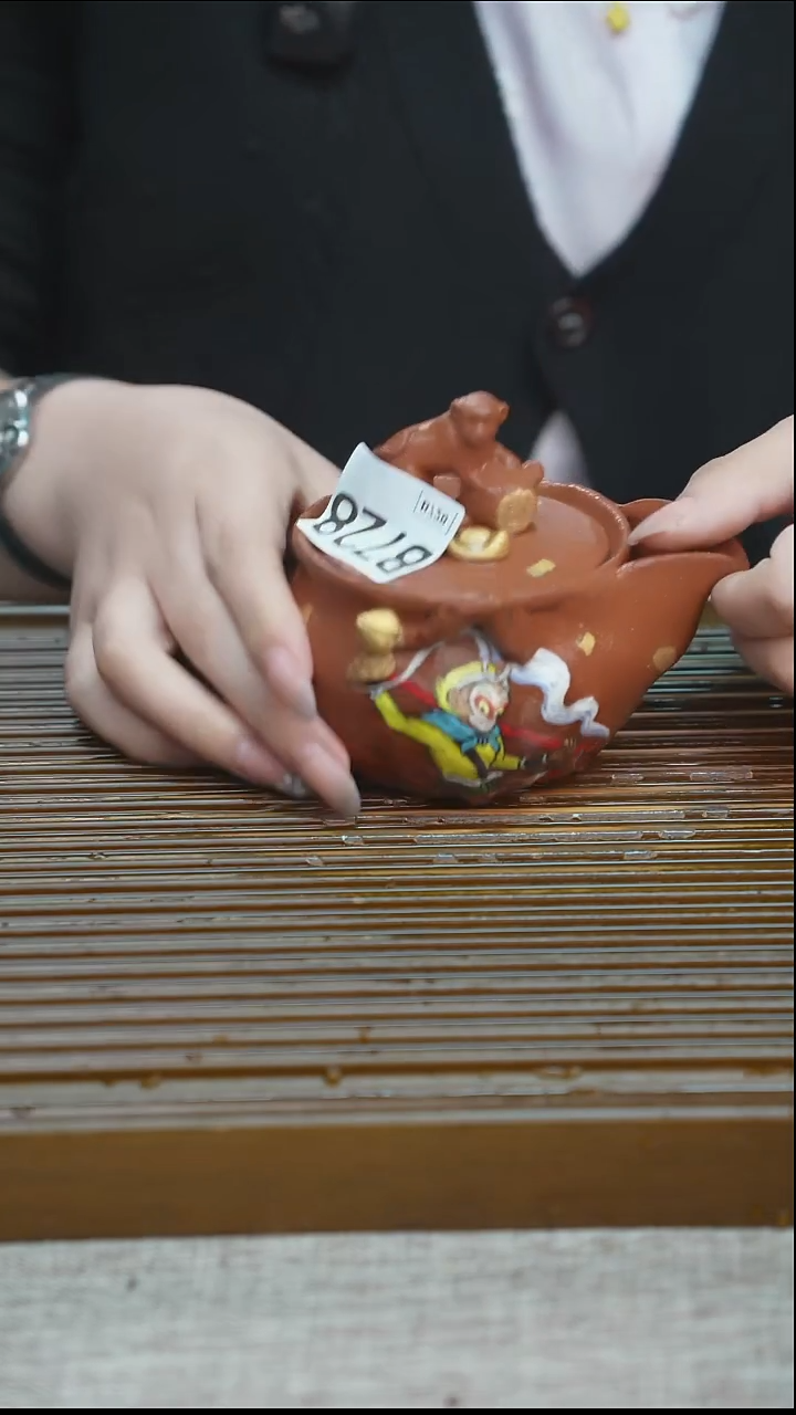 纯手工粗陶茶具每一只不一样