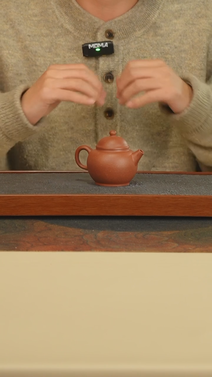 【闪购商品】紫砂茶壶红降坡巨轮珠