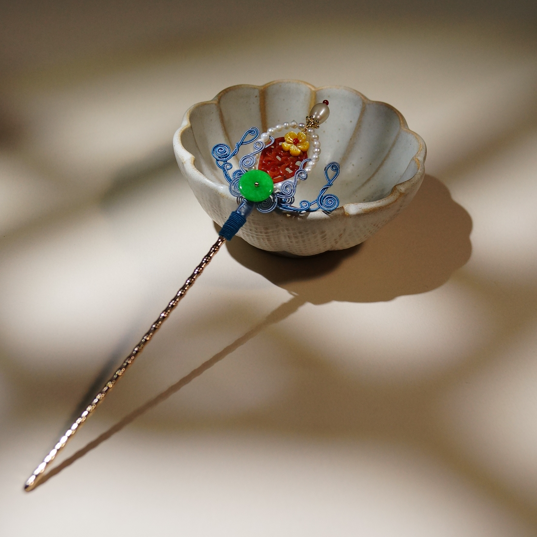 小师妹【云珠】复原款发簪簪娘手工超仙气