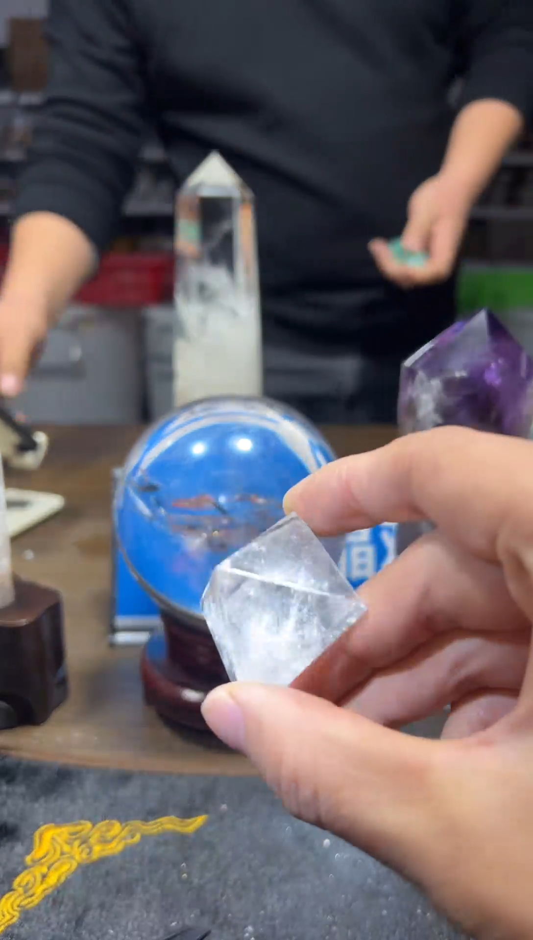 未镶嵌珠宝半成品水晶天然水晶默认微瑕237
