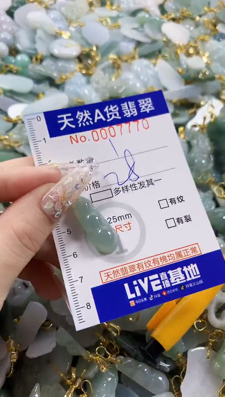 颈饰未镶嵌翡翠天然A货翡翠