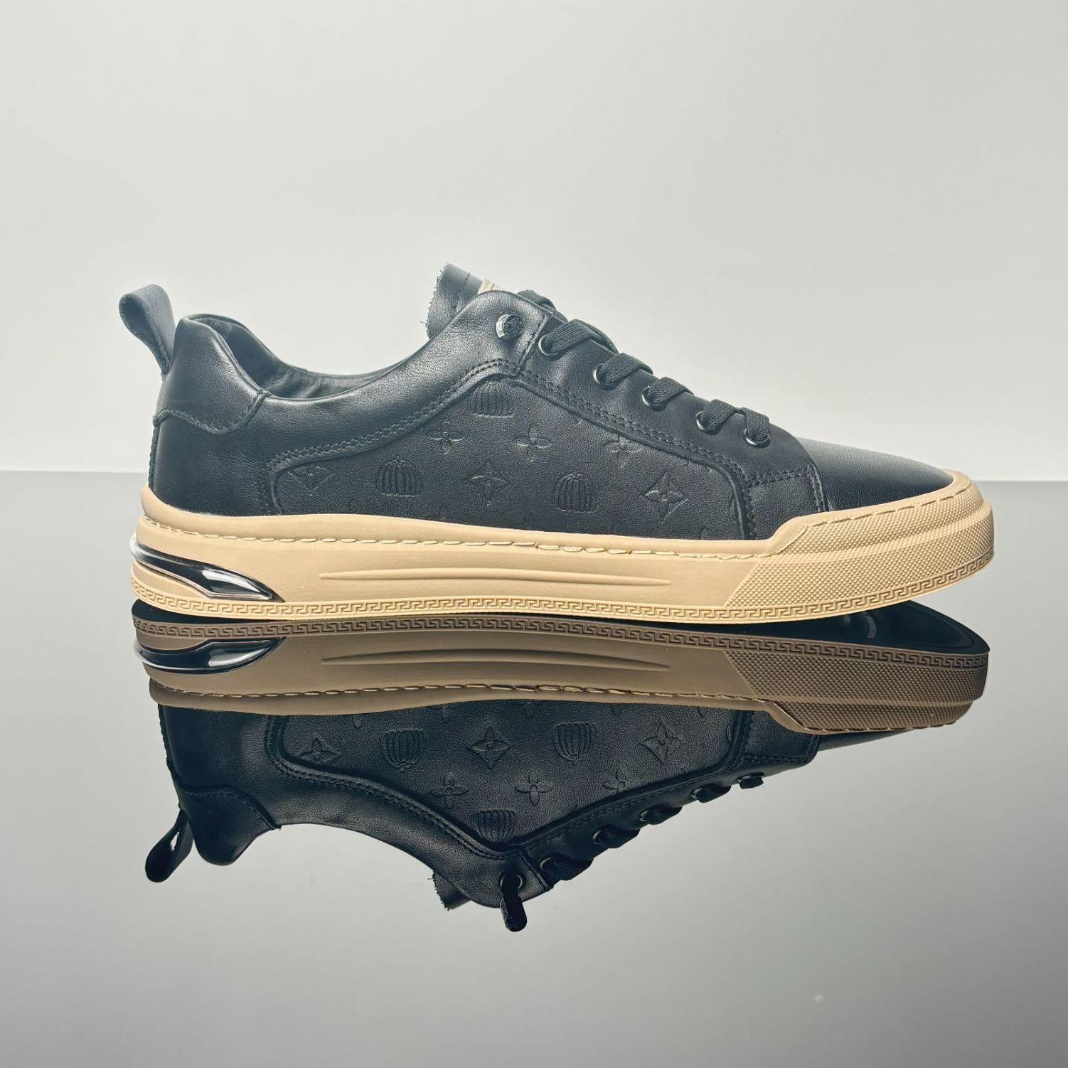 2025新款真皮男士一脚蹬休闲板鞋 155-97215