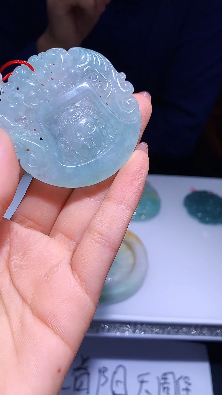 【闪购商品】定制翡翠未镶嵌1060hm-毛货挂件24