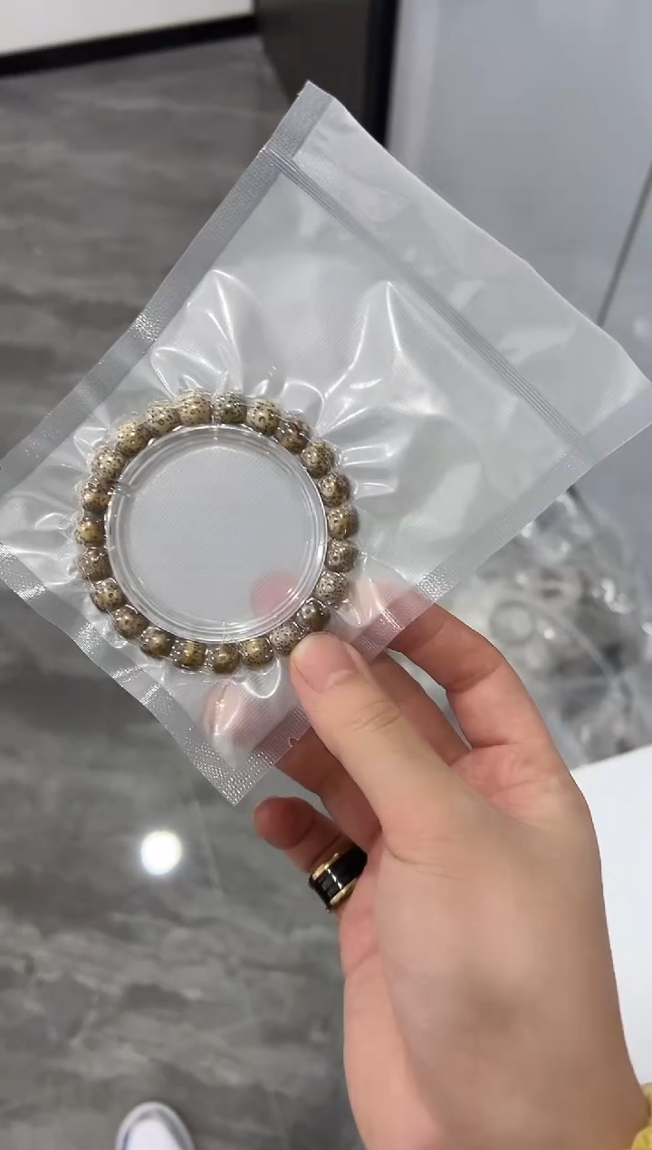 手串星月菩提121  石玉料火烧云10*9mm   2