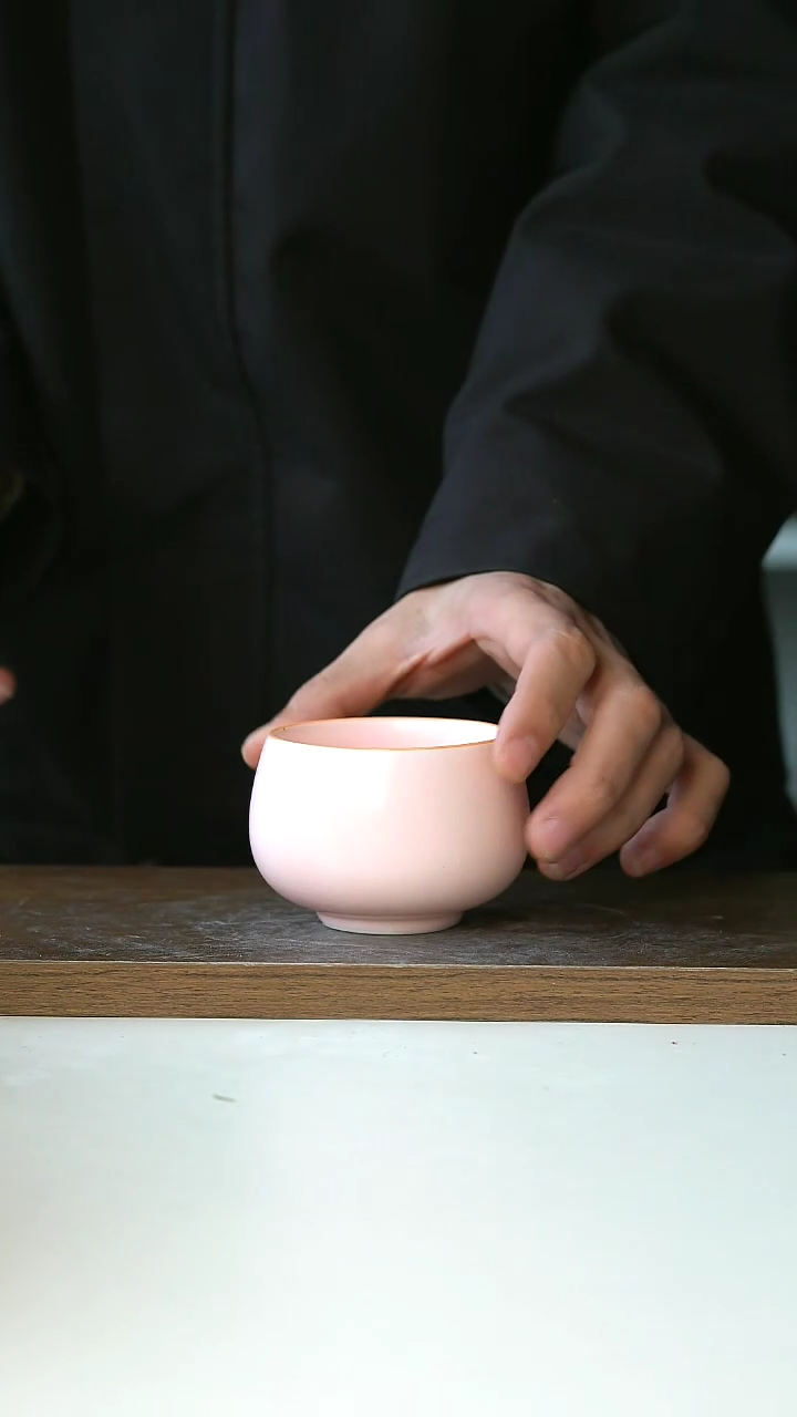 【闪购商品】陶瓷樱花粉冰主人杯@4-2@微瑕