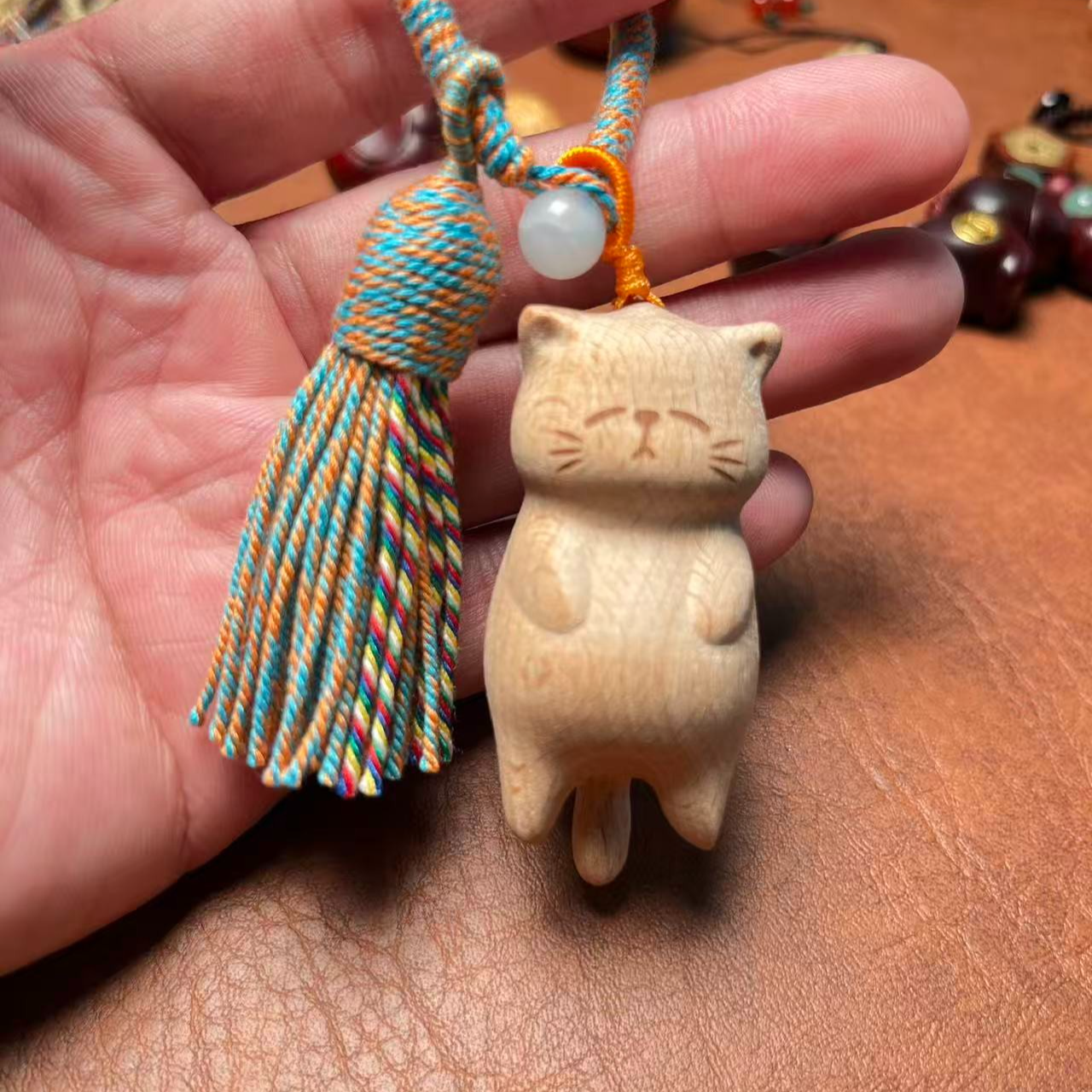 摆烂猫慵懒猫挂件可爱创意工艺品包包挂件钥匙扣