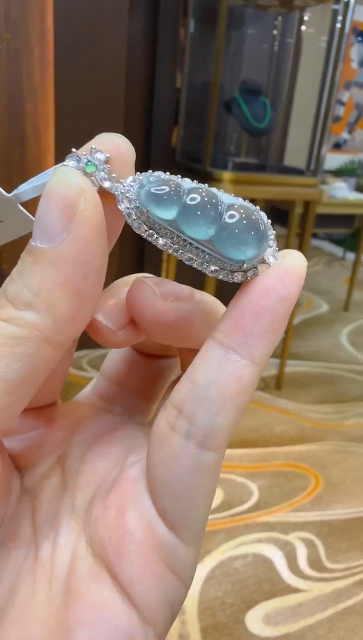 吊坠(不含链)银S925镶嵌翡翠多样性团购发一件