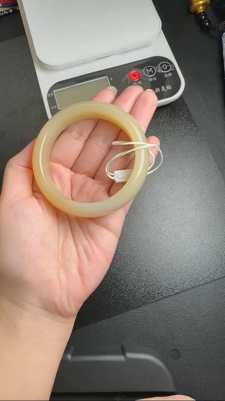 【闪购商品】和田玉手镯未镶嵌57-58/WY0112097多样性发一