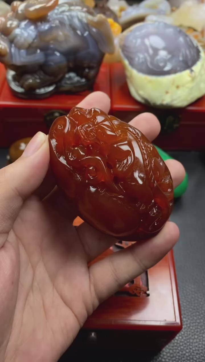 未镶嵌手把玛瑙/玉髓老*00