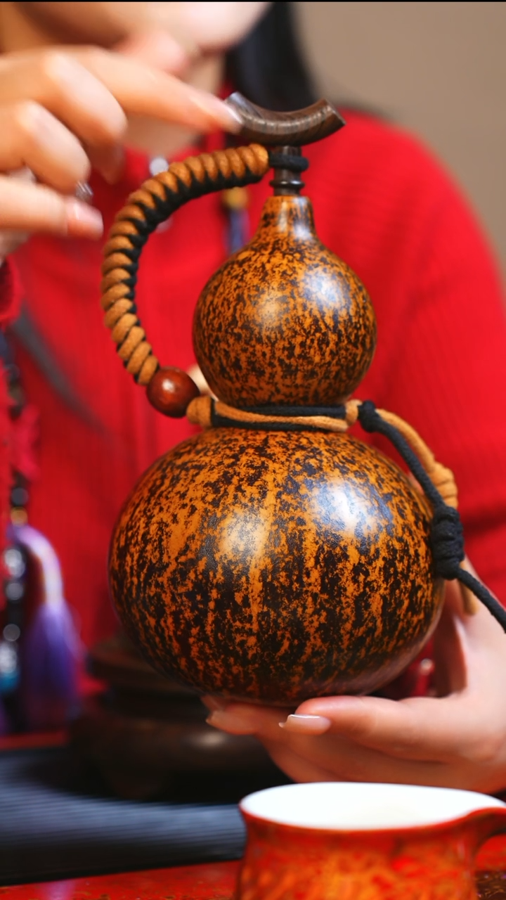 【闪购商品】JQ107大师姐臻选非遗大漆酒葫芦