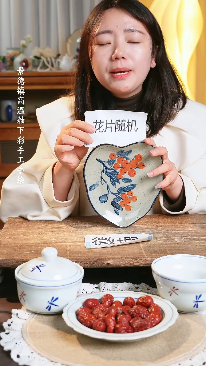 【闪购商品】碗景德镇高温釉下彩手绘陶瓷