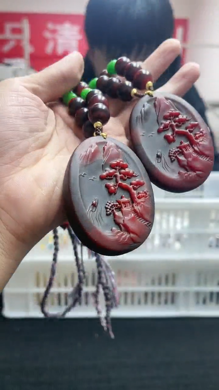 【闪购商品】琥珀颈饰未镶嵌精美吊坠116