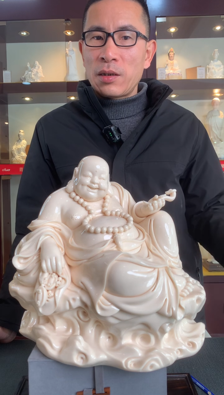 【闪购商品】摆件德化白瓷 招财如意