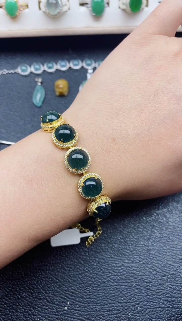 【闪购商品】翡翠戒指银S925镶嵌11111