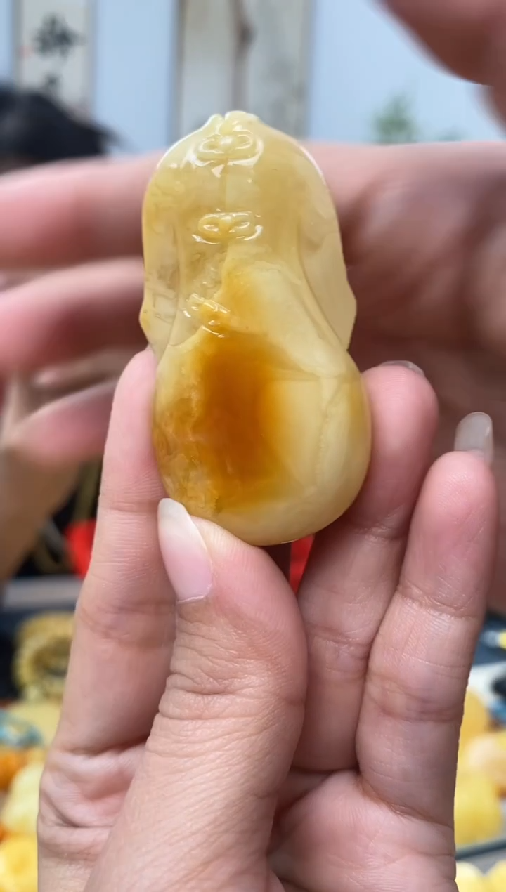 【闪购商品】琥珀裸石未镶嵌天然琥珀蜜蜡旗袍