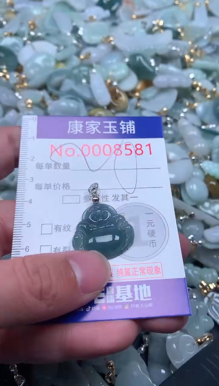 【闪购商品】翡翠吊坠(不含链)未镶嵌8581多样性发其一