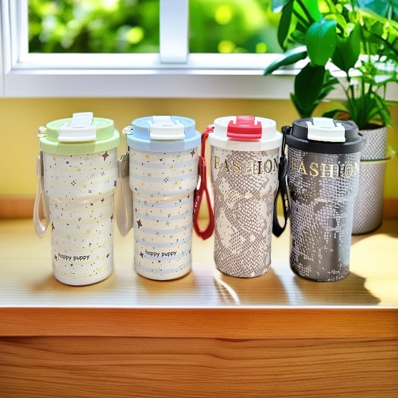 花栀享2025云曼咖啡杯316不锈钢覆层陶瓷保温杯大容量保温保冷杯