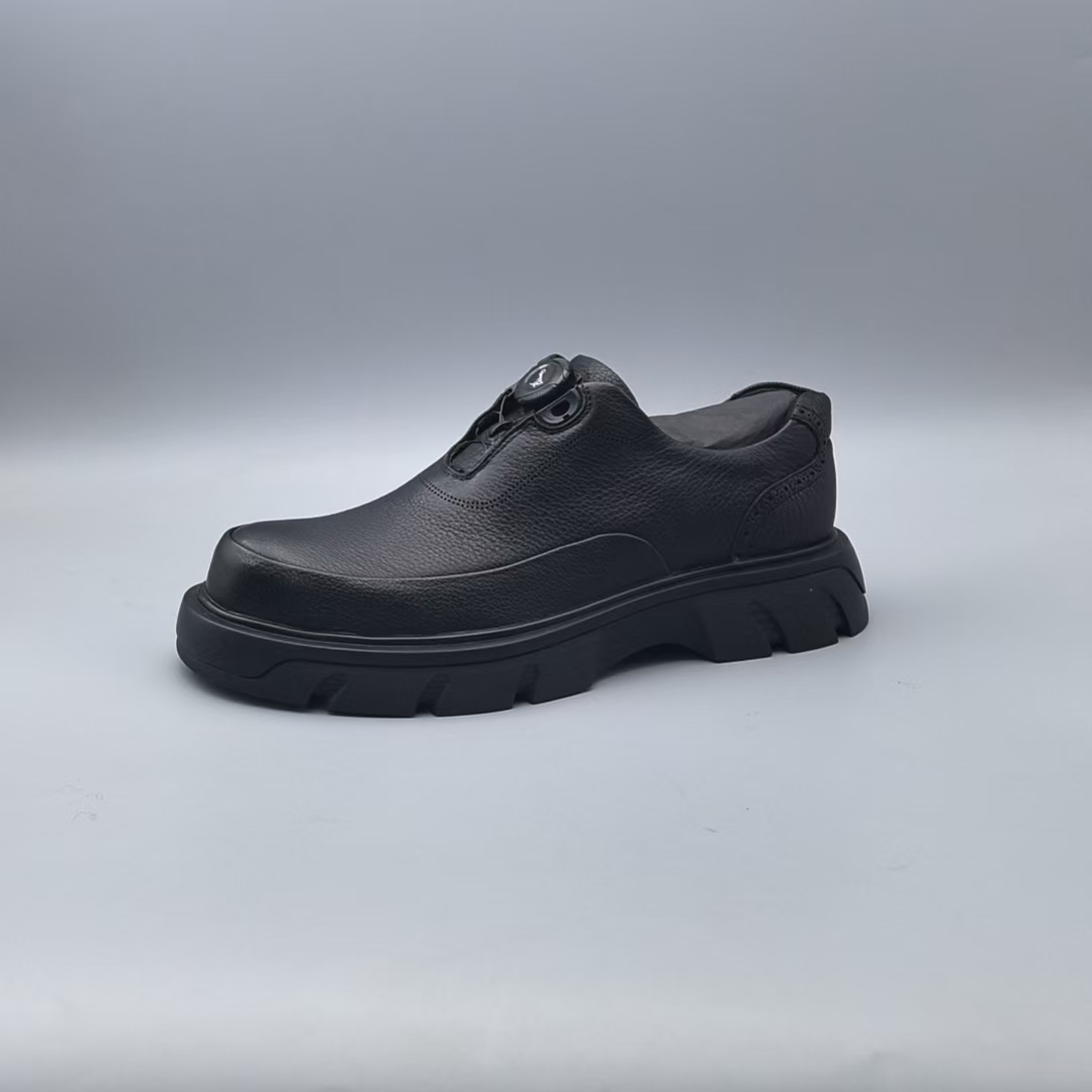 （孤品微瑕介意勿拍）新款轻质厚底系带男士皮鞋休闲鞋 916