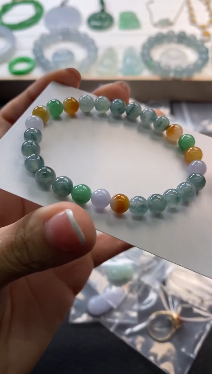 【闪购商品】翡翠手串未镶嵌不退不换 无鉴赏期