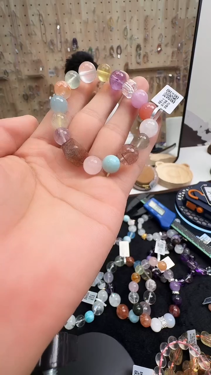 未镶嵌手链水晶村1361 约8-11mm