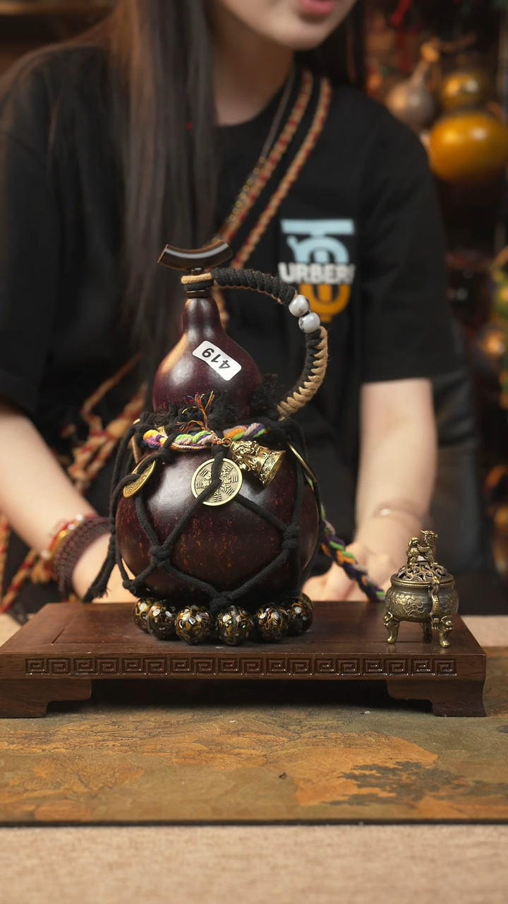 419大漆葫芦一物一拍记葫堂出品不带手串