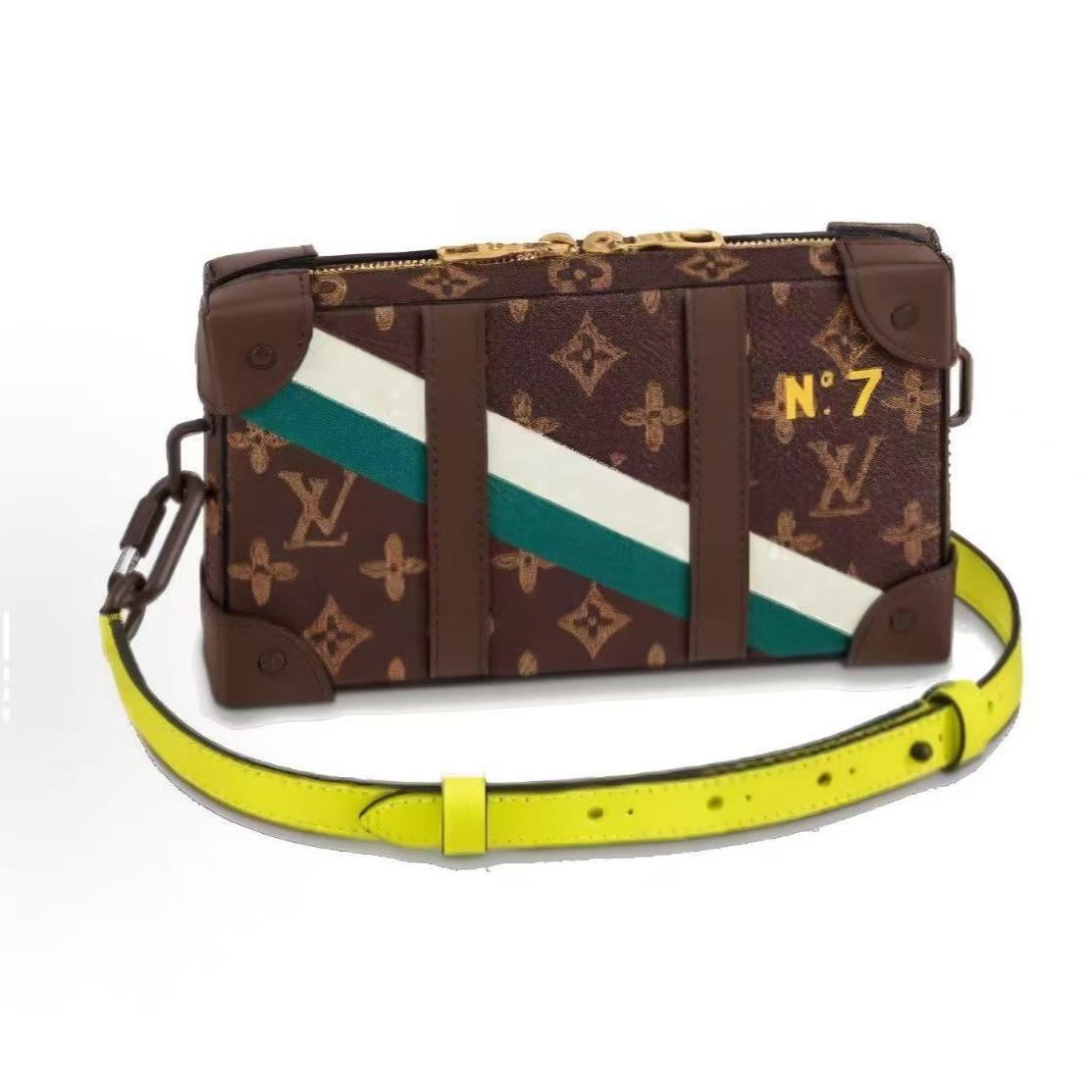 99新 LouisVuitton/路易威登 Lv 棕老花限定盒子/C104