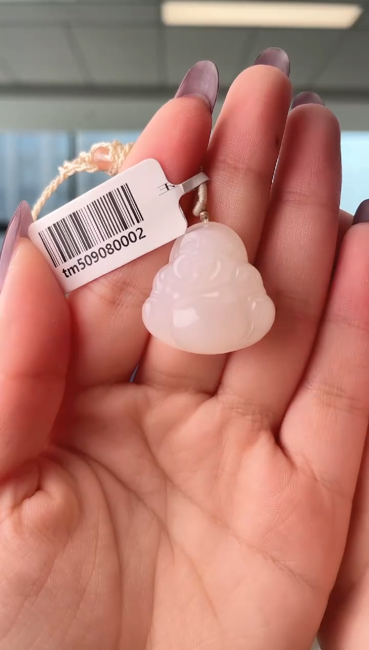 颈饰未镶嵌和田玉25白玉佛公 多样性发其一 xp