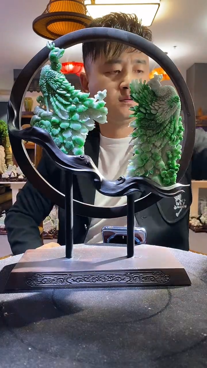 【闪购商品】定制翡翠未镶嵌03/0220/W/凤凰