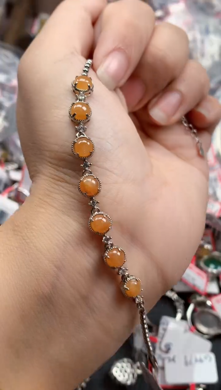 银S925镶嵌戒指翡翠天然A货缅甸翡翠