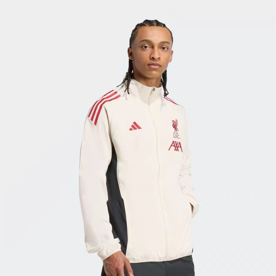 adidas/阿迪达斯【王府井AD】Adidas 25利物浦足球夹克外套 JV6571