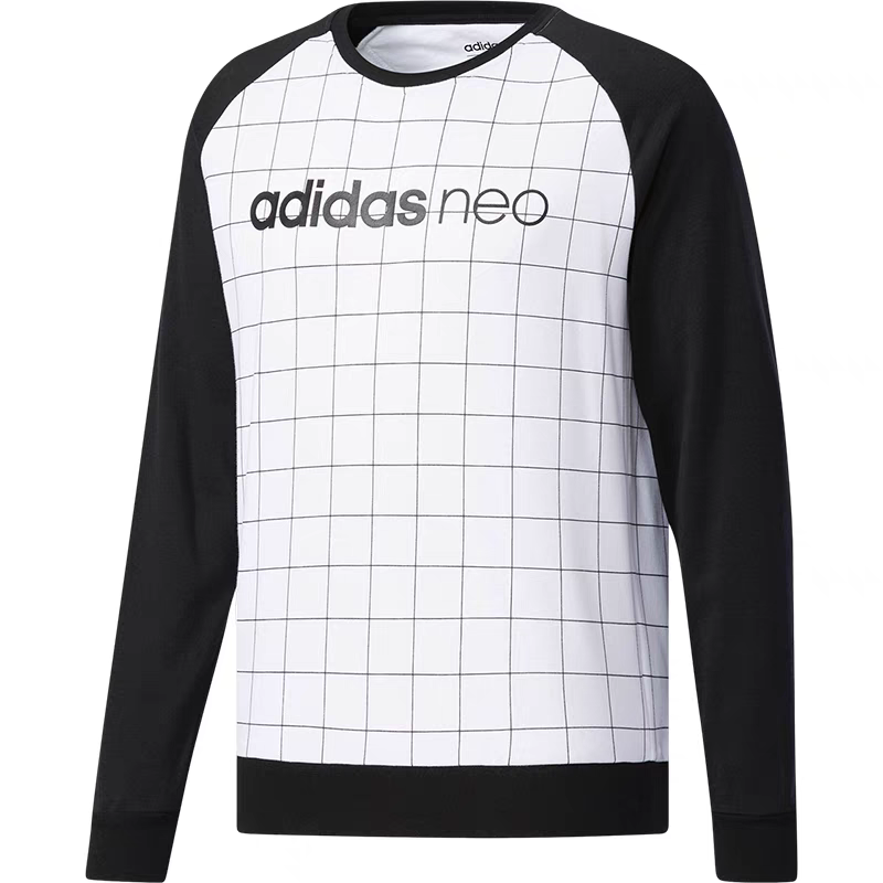 Adidas/阿迪达斯 NEO 男子运动休闲圆领透气舒适卫衣CD3286      