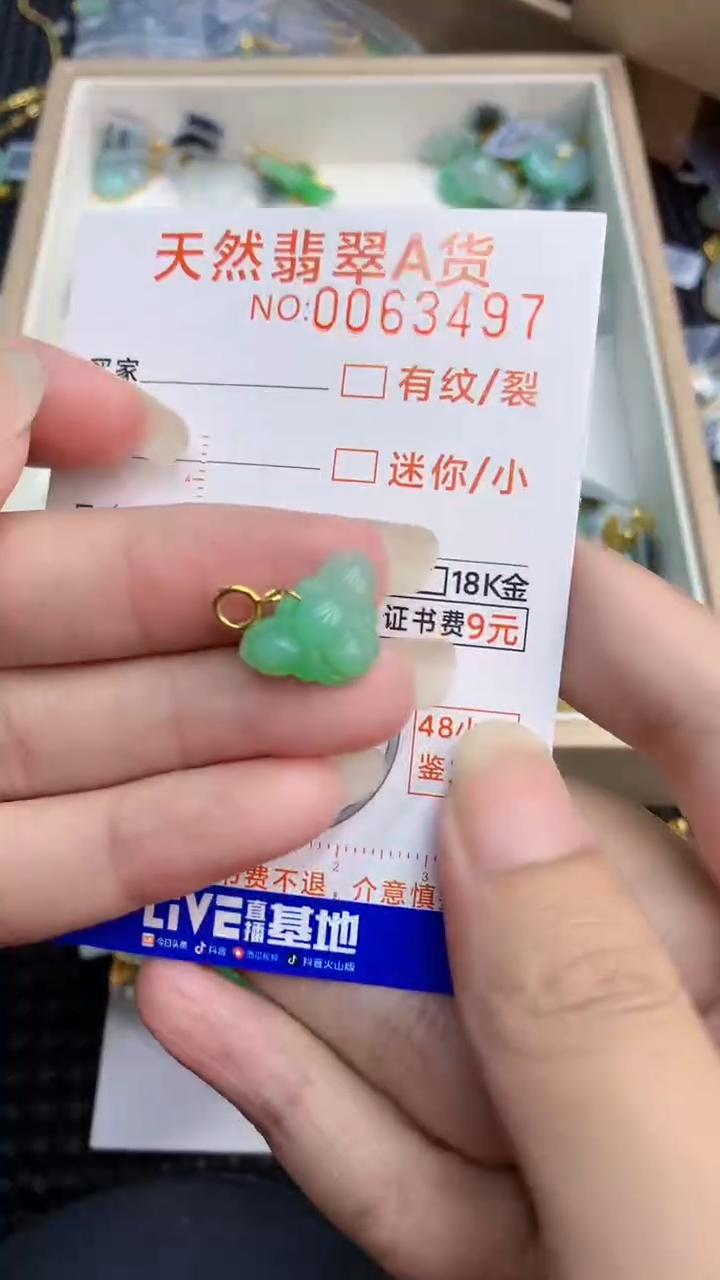 【闪购商品】翡翠颈饰未镶嵌           8