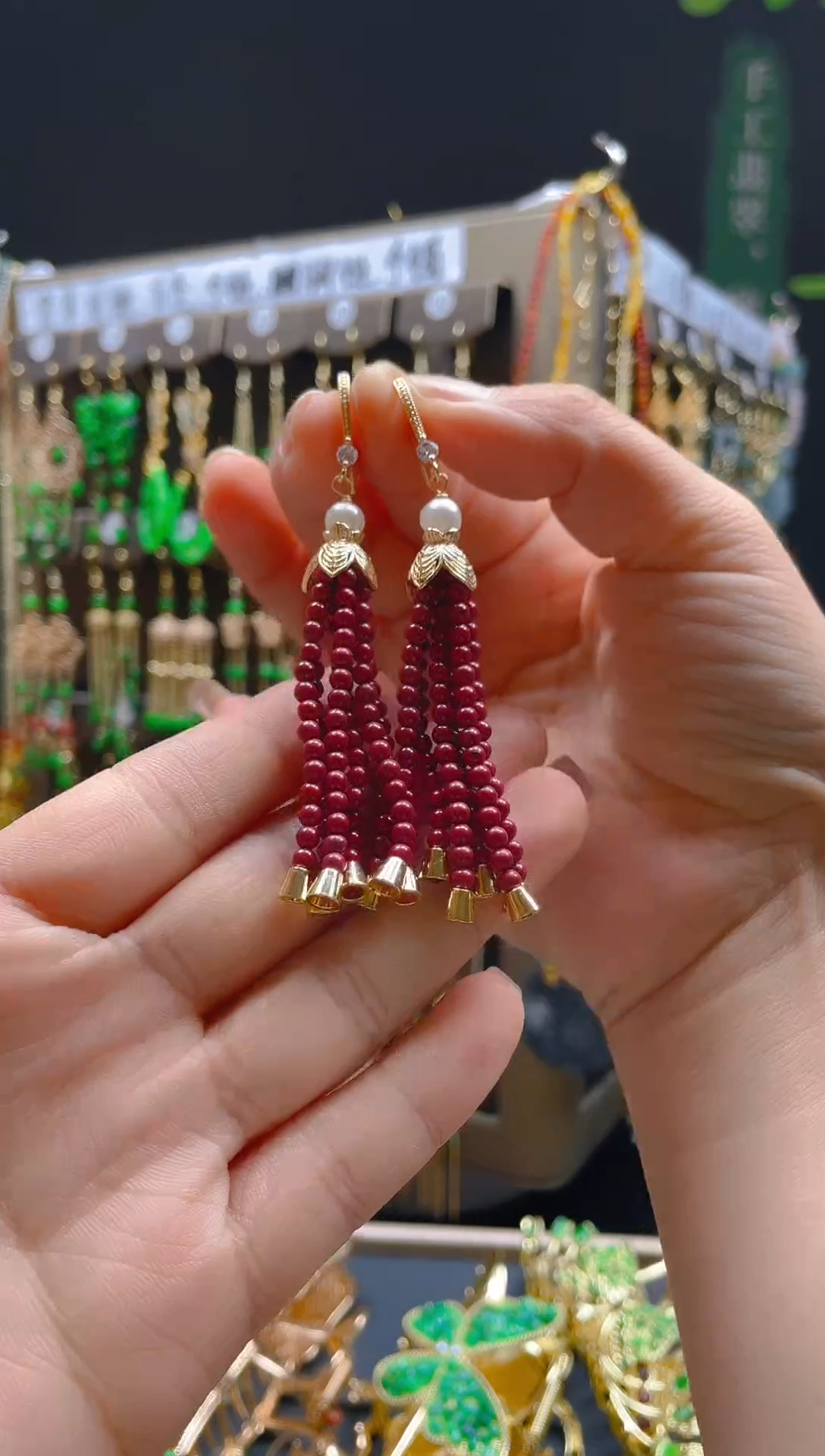 【闪购商品】玛瑙/玉髓耳饰合金0118玛瑙饰品