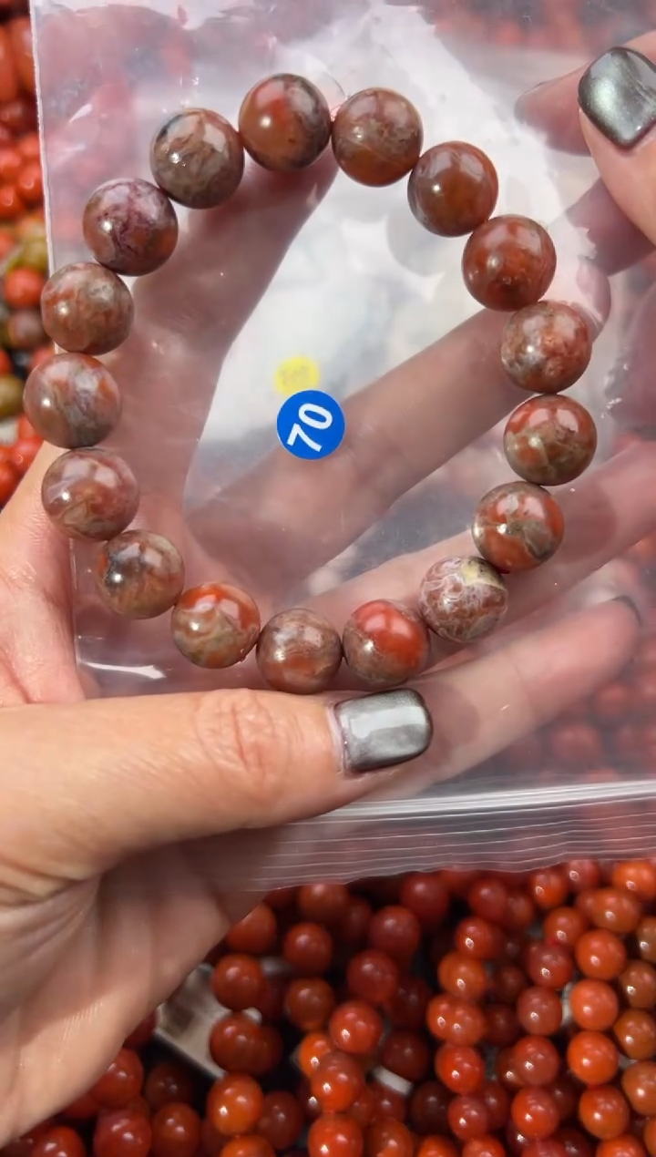 未镶嵌手串南红玛瑙12+