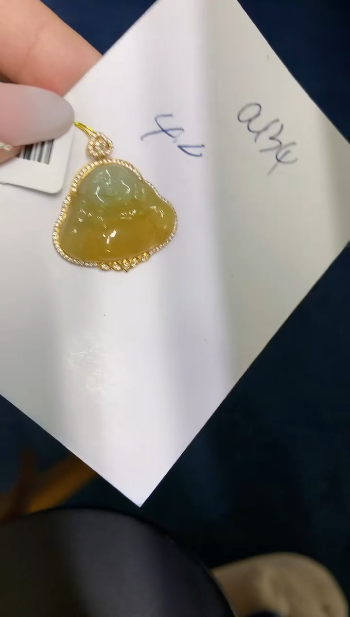 【闪购商品】翡翠颈饰18K金镶嵌000000000000