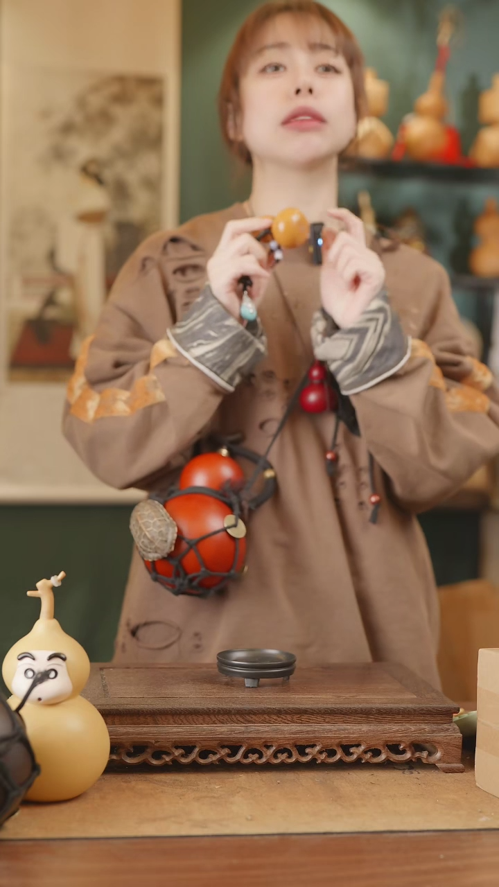 【闪购商品】294号精品天然大漆工艺防渗内胆酒葫芦~