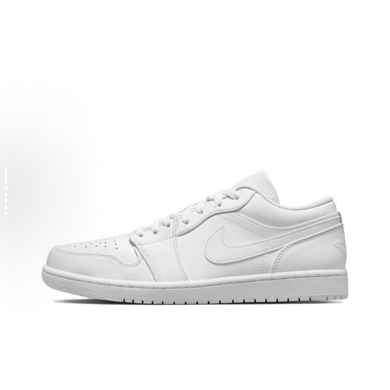 【滔搏联动】2025男子空白AIR JORDAN 1 LOW乔丹553558-136