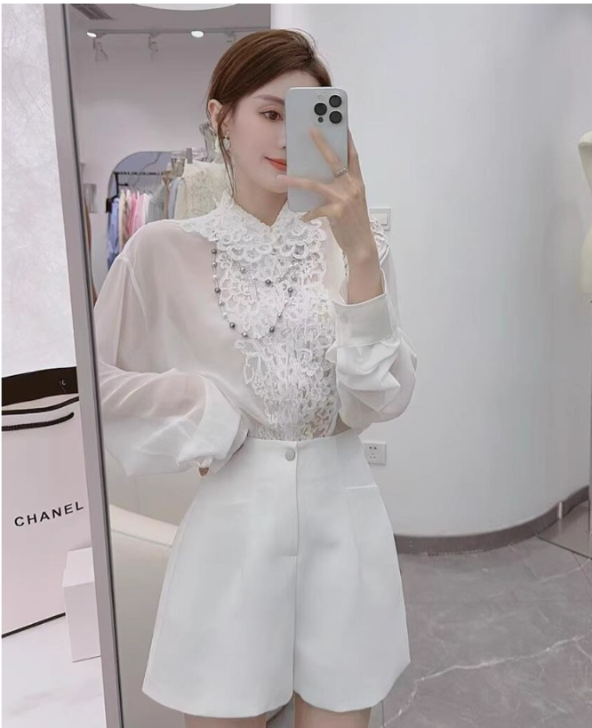 【集合链接】拼接绣花防晒衬衣时尚宫庭蕾丝衬衫孤品不来回编码女装