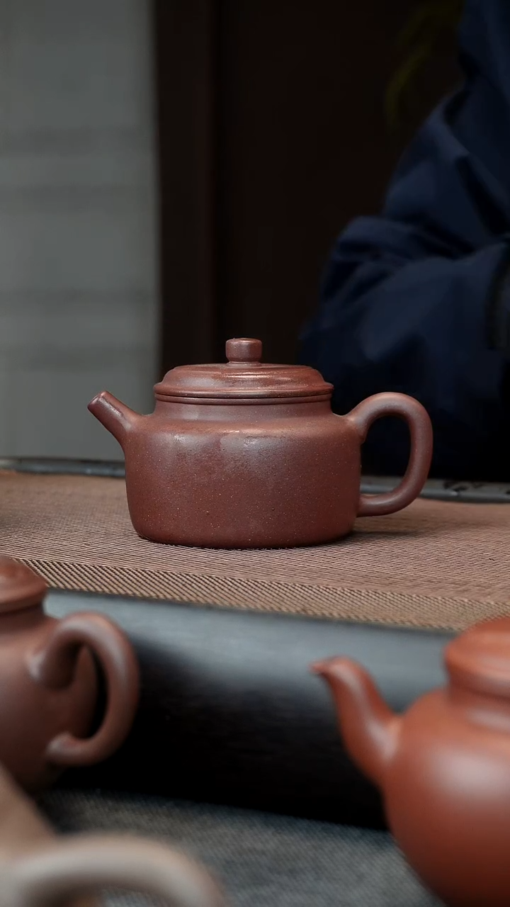 【闪购商品】紫砂茶壶爆子 德钟壶 170CC 老紫泥