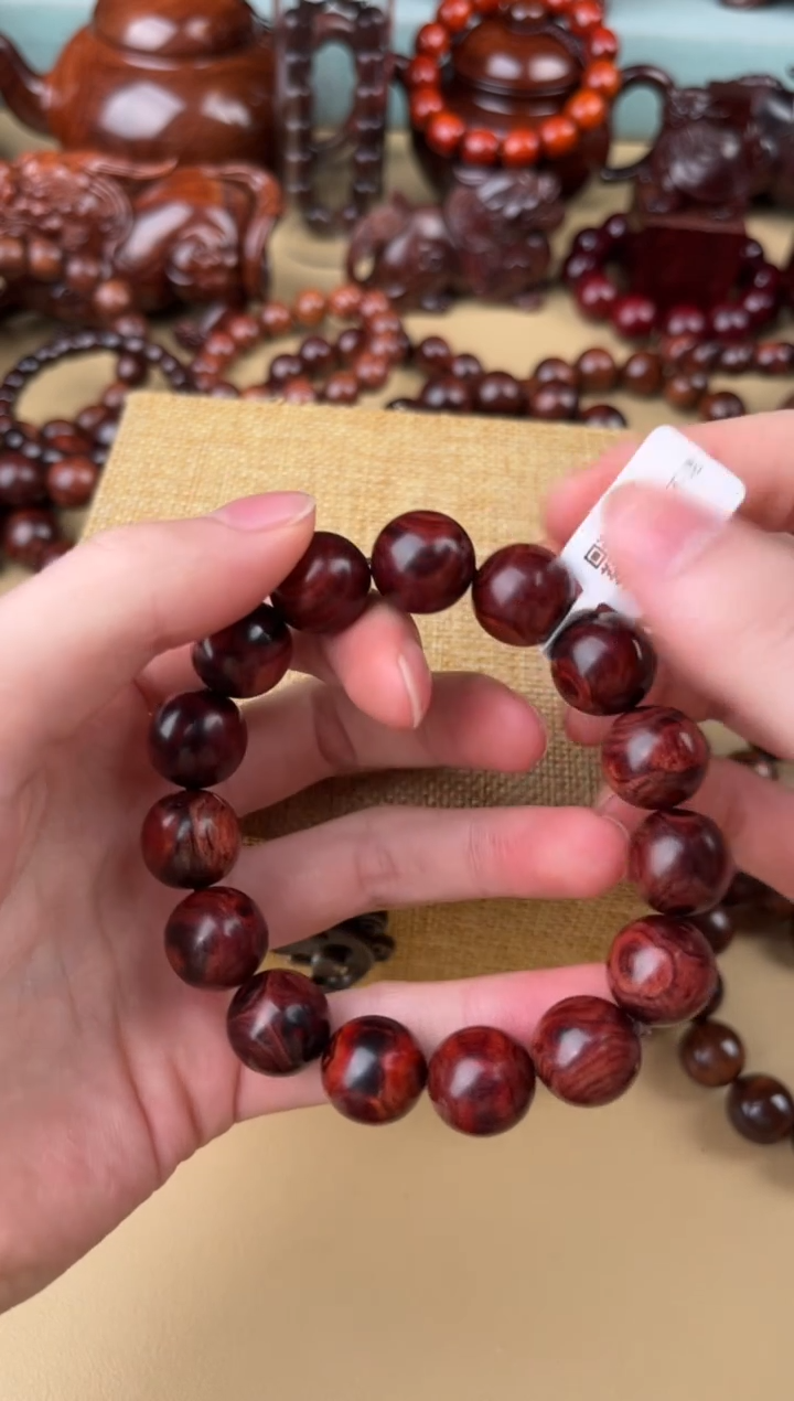【闪购商品】安南黄檀（紫檀柳）手串/手链紫檀柳1.5对眼