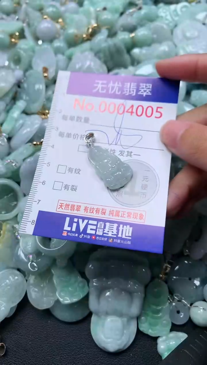 颈饰未镶嵌翡翠4005