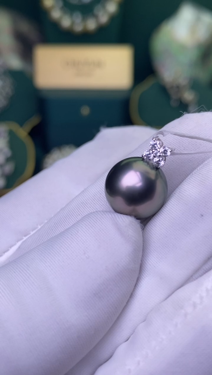 【闪购商品】海水珍珠颈饰18K金镶嵌1