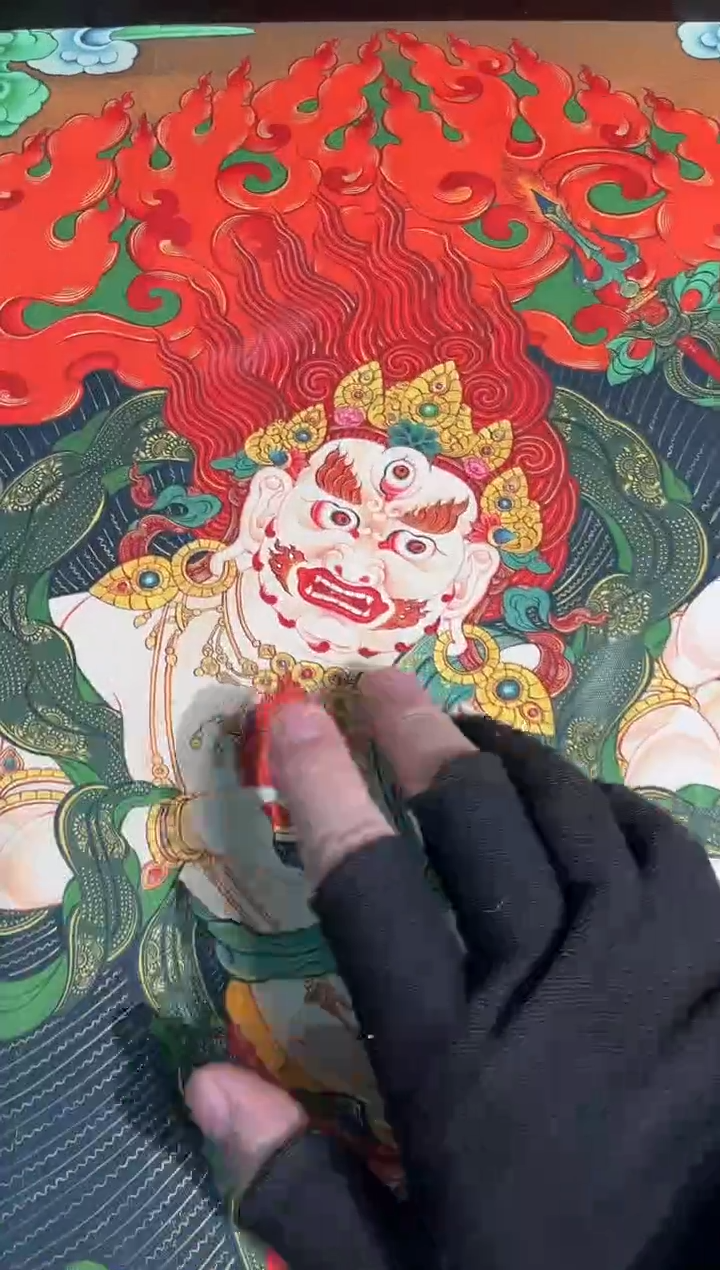 卷轴画路路的唐卡tk160