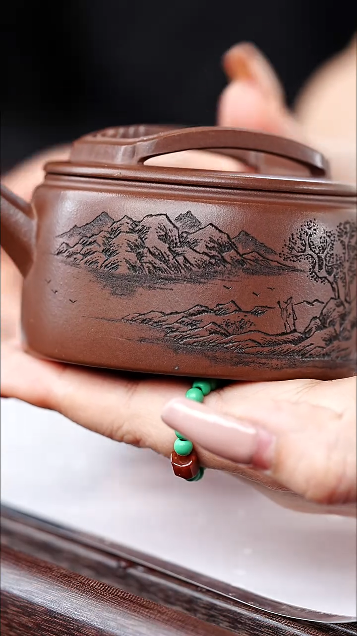 茶壶紫砂20 蒋工堂 开窗汉瓦 四号井纯料底槽清 150毫升