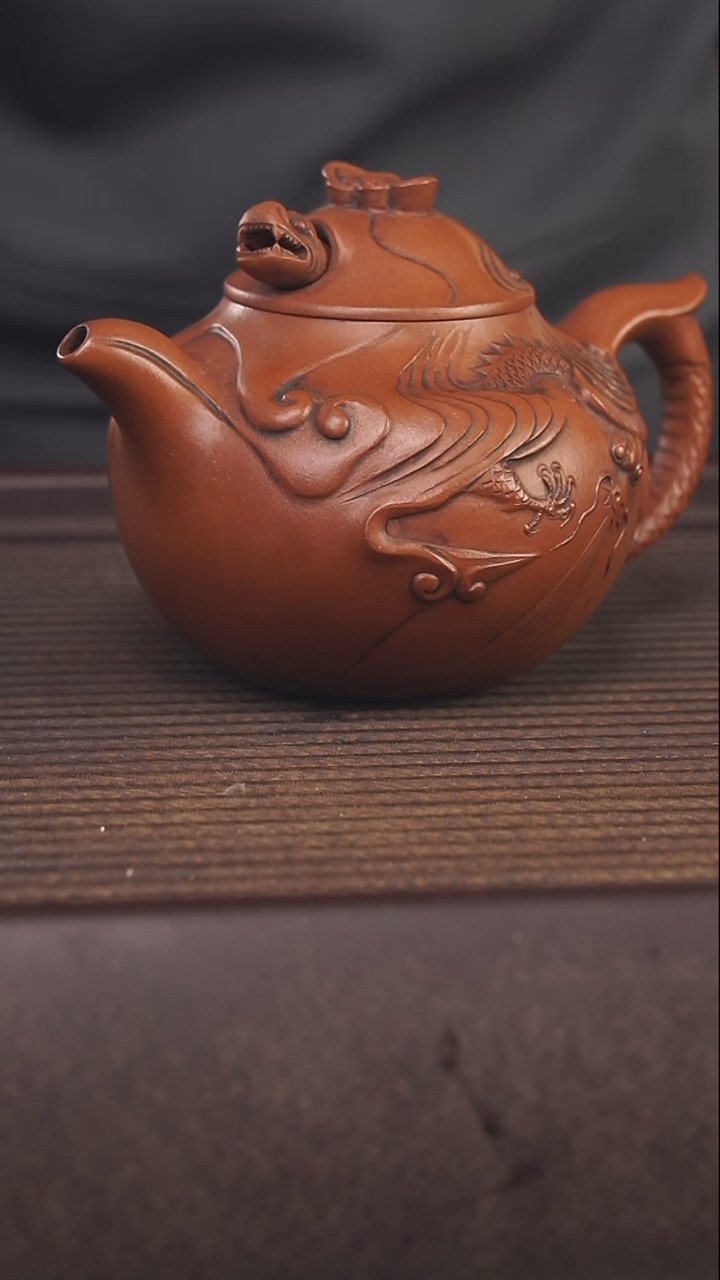 【闪购商品】紫砂茶壶260cc顾氏手工紫砂